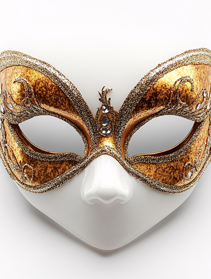 Golden Venetian Mask