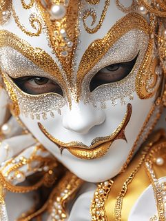 Golden Venetian Mask