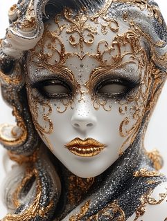 Golden Venetian Mask