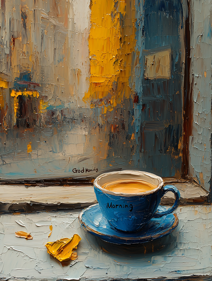 Good Morning Coffee by Window