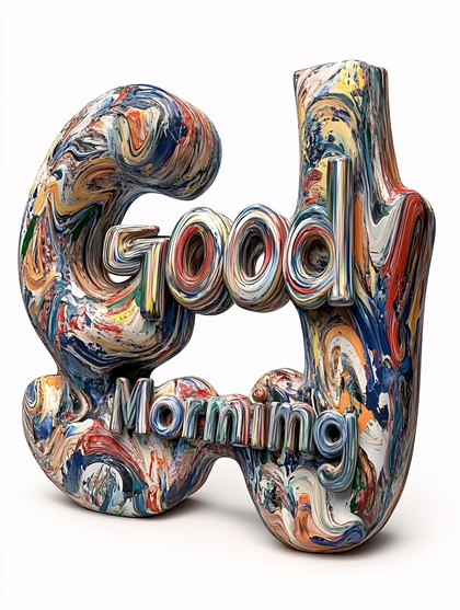 Good Morning Paint Text