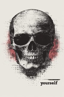grunge skull art