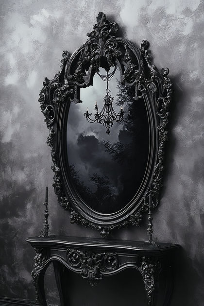 Gothic Mirror Reflection