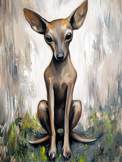 Graceful Dog Portrait