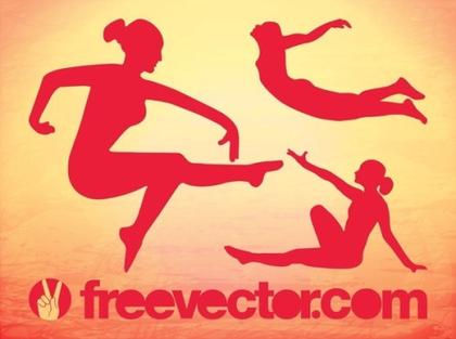 Graceful Girls Free Vector