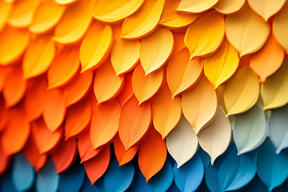 Gradient Petal Pattern