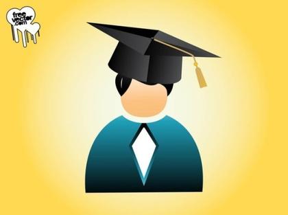 Free Graduation Cap and Diploma Vector Art