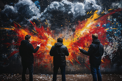 Graffiti Confrontation