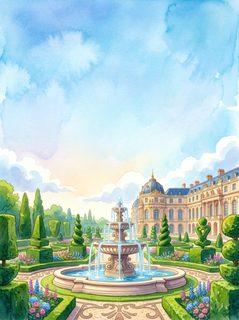 palace garden fountain