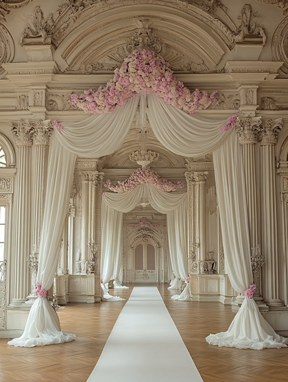 Grand Hall Wedding Decor
