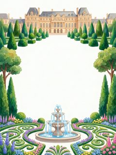 Palace garden frame