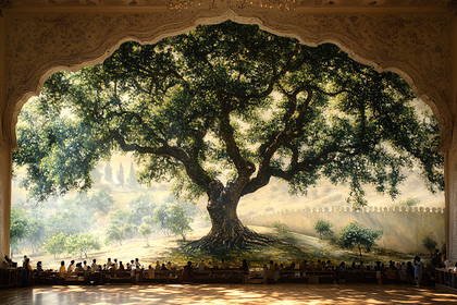 Grand Tree Mural Gathering