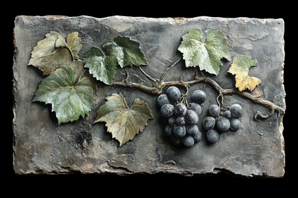 Grapevine Relief Sculpture