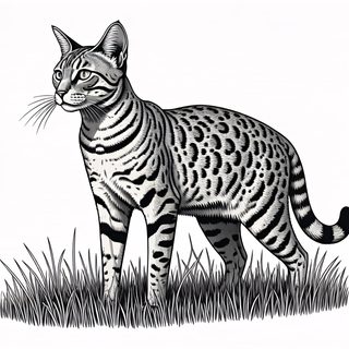 spotted wild cat