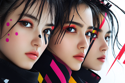 Graphic Makeup Portraits