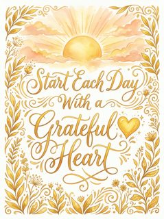 grateful heart poster