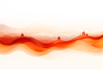 Great Wall Of China Illustration