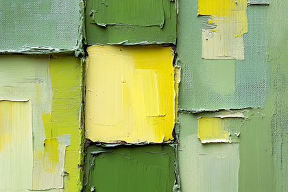 Green and Yellow Abstract