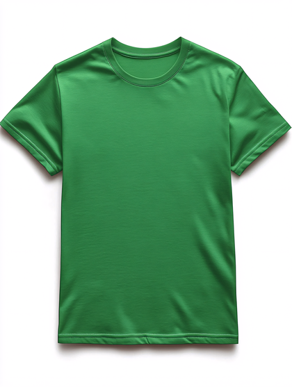 Green Crew Neck T-Shirt