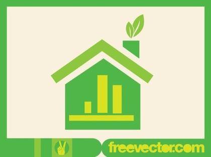 Green Home Icon Free Vector