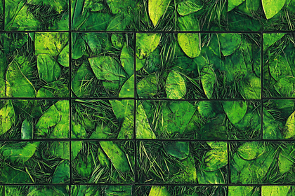 Green Leaf Mosaic