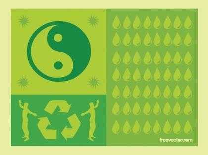 Green Life Free Vector