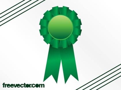 Green Medal Free Vector