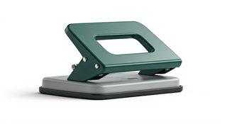 green paper punch