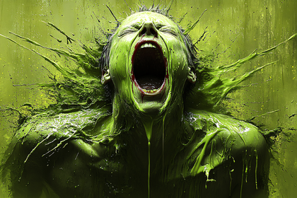 Green Scream of Anguish