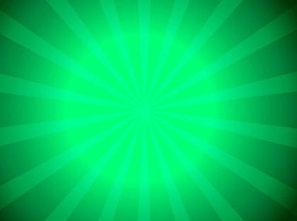 Green Sunburst Free Vector