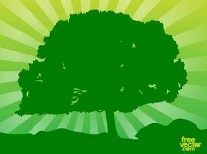 Green Tree Free Vector