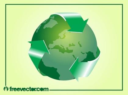 Green World Free Vector
