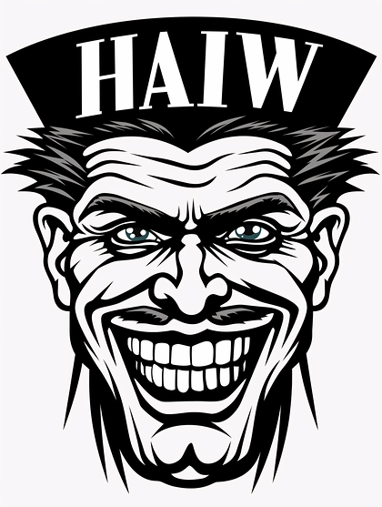 Grinning Character Head