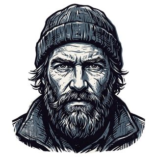 bearded man portrait