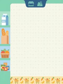 grocery list template