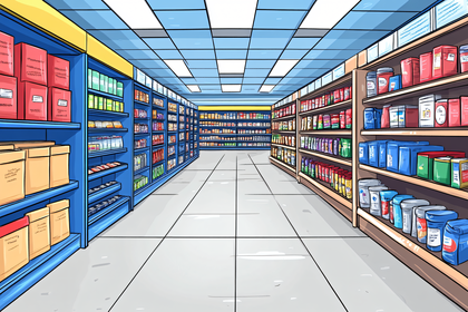 Grocery Store Aisle