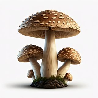 spotted forest mushrooms