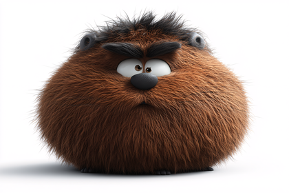 Grumpy Fluffy Creature