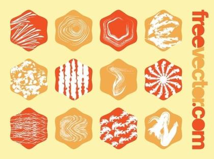 Grunge Badges Free Vector