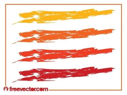 Grunge Brush Strokes Free Vector