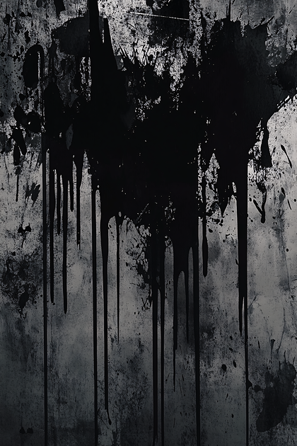 Grunge Paint Drip Abstract