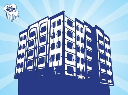 Grunge Urban Building Free Vector