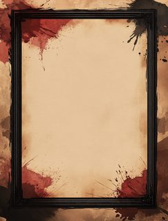 Grungy Blood Stained Frame