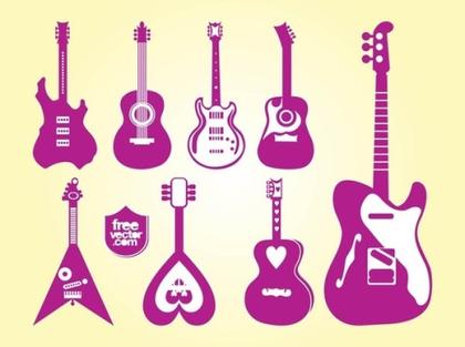 Guitars s Free Vector