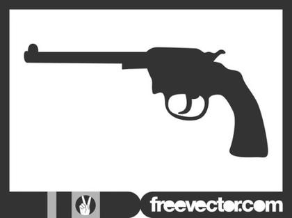 Gun Silhouette Free Vector