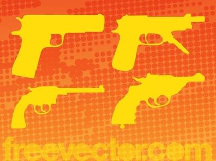 Guns Pack Free Vector