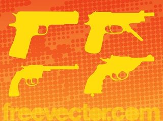 Guns Pack Free Vector