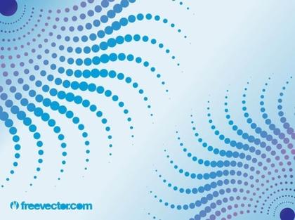 Halftone Shapes Free Vector