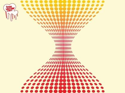 Halftone Wave Free Vector
