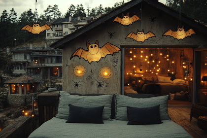 Halloween Outdoor Bedroom